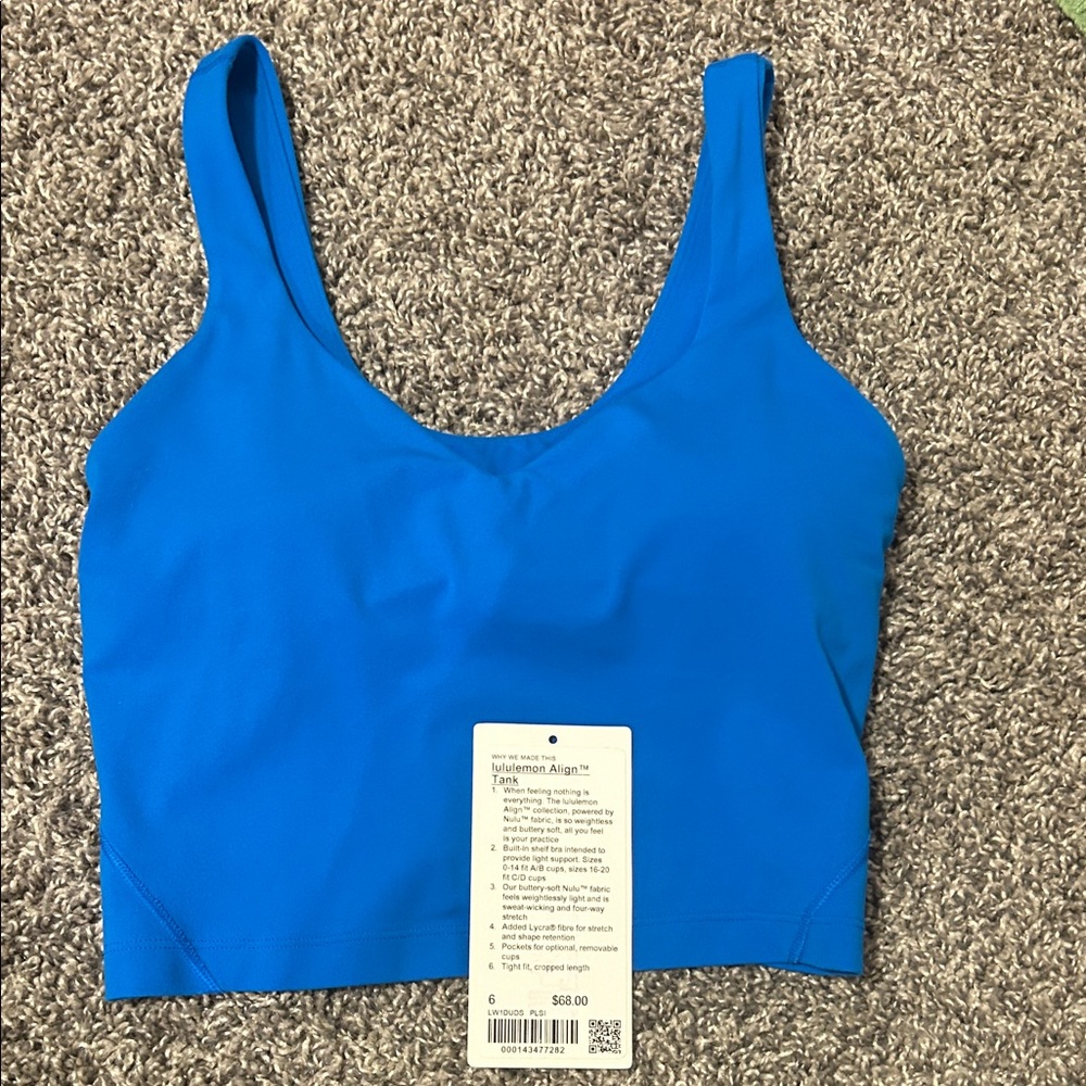 Lululemon Athletica Vibrant Blue Sports Bra
